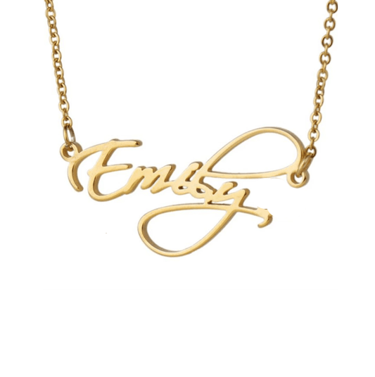 Cursive Custom Name Necklace - Saivique